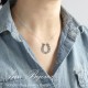 I Love You More Hand Stamped Horseshoe Necklace