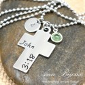 Favorite Bible Verse Hand Stamped Stainless Steel Necklace