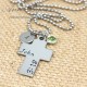 Favorite Bible Verse Hand Stamped Stainless Steel Necklace