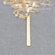 Gold Filled Vertical Bar Minimalist Necklace