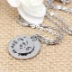 I Love You To The Moon and Back Message Mother Necklace