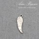 Angel Wing Charm/Sterling Silver Charm with Jump Ring