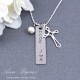 Personalized Hand Stamped " Hope" Inspirational Necklace