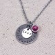 Personalized Hand Stamped Mommy Love Necklace