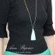 Personalized Initial With Tassel Long Necklace