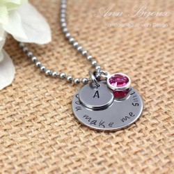 Personalized Stainless Steel Inspiratinal Necklace