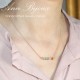 Personalized Swarovski Birthstone Necklace