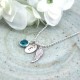 Personalized Guardian Angel Wing Necklace