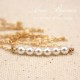 Personalized Delicate Pearl Gold Filled Necklace