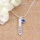 Personalized Vertical Bar Nameplate Necklace