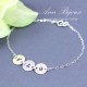Personalized Stamped Initial Link Bracelet